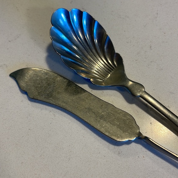 Brazil silver butter knives and spoon - Picture 8 of 11